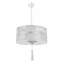 Luminaire suspendu cylindrique à 1 lumière