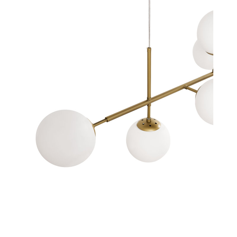 6 - Light Chrome Bulb Pendant