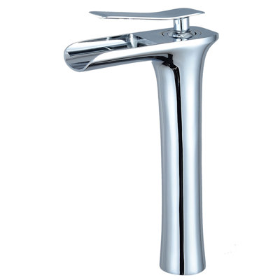 Single-Hole Single-handle Bathroom Faucet with Drain Assembly