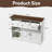 Farmhouse Buffet Cabinet With Storage, Sideboard Cabinet With 2 Doors And 3 Drawers