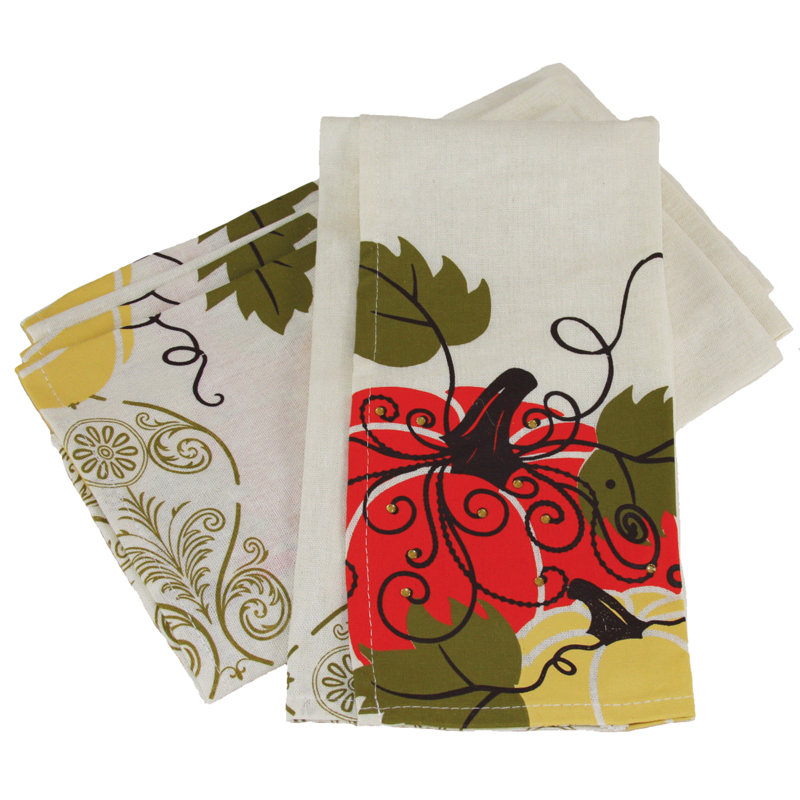 Serviette avec accents de thé Samons