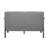 Gray Textured Fabric With Foam Padding And Pocket Coils, Solid Rubberwood Base Transitional Wood Frame