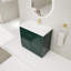 Meuble-lavabo autoportant avec lavabo en résine