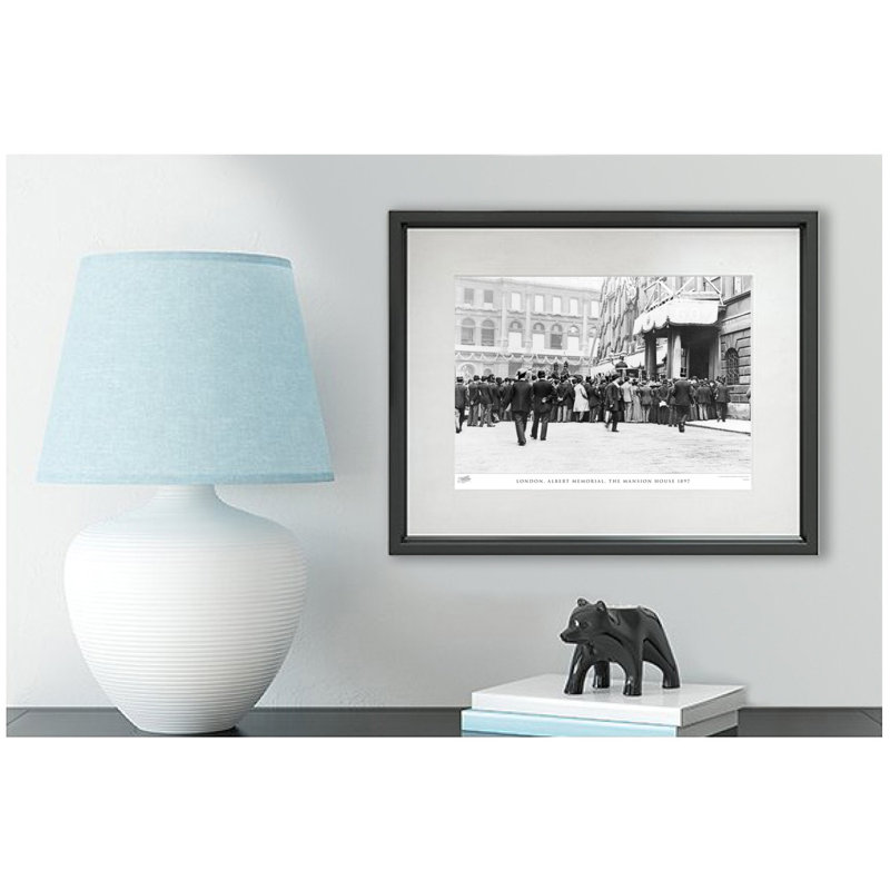 London, Albert Memorial, The Mansion House 1897 by Francis Frith - Single Picture Frame Print, 40cm H x 50cm W x 2.3cm D