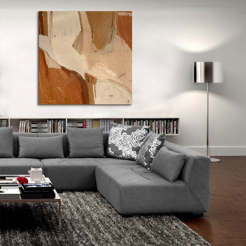  «Earths Surface» par Hope Bainbridge, art mural en verre acrylique, 36 po x 36 po, H 36 po x l 36 po