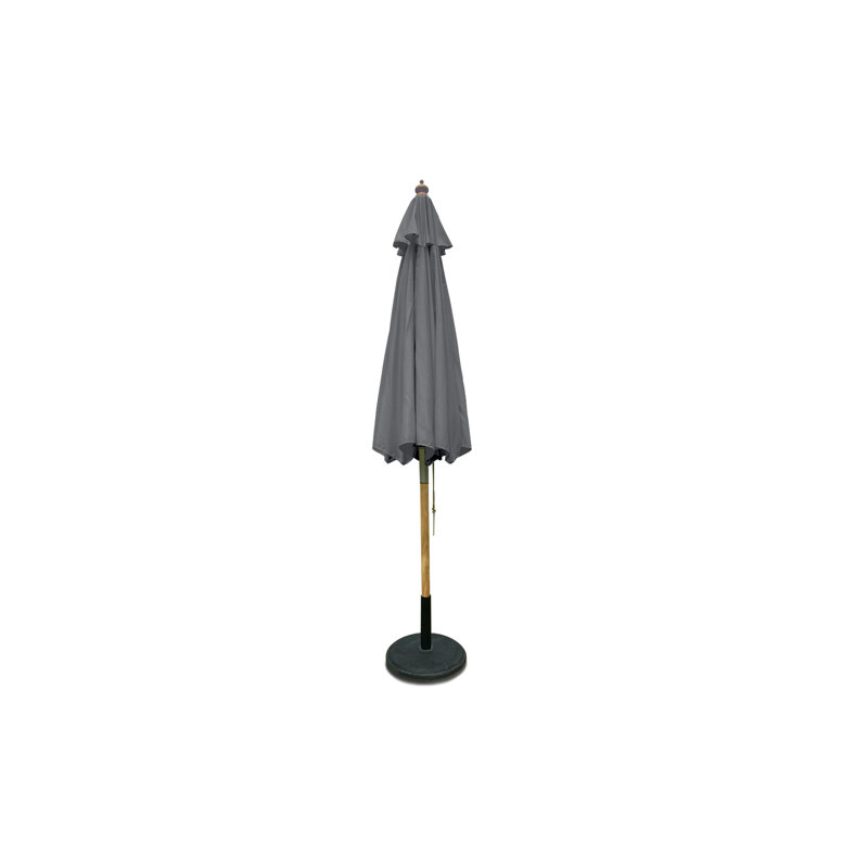 Wooden, Market , Garden, Patio Round Umbrella, Green, 255cm H x 300cm W x 300cm D