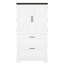 Armoire de style campagne moderne avec cloison de rangement et tiroirs à porte intérieure-1191079771