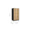Noemi 2 Door Manufactured Wood Wardrobe-664060789