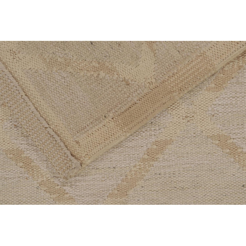 Scandinavian Wool Geometric Area Rug, Rectangle 5' x 8'
