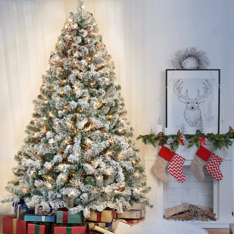 Arbre de Noël artificiel pré-éclairé, 7.5'