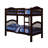 Fredette Twin Over Twin Standard Bunk Bed with Trundle-1211062692