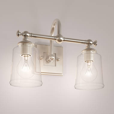 Antonia 2-Light Vanity Light - Clear Glass