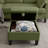 100.79" Corduroy Large U Shaped Sofa With 2 Storage Ottomans-160345071