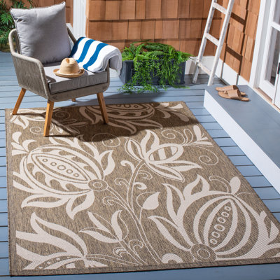 Carolan Performance Floral Indoor/Outdoor Area Rug
