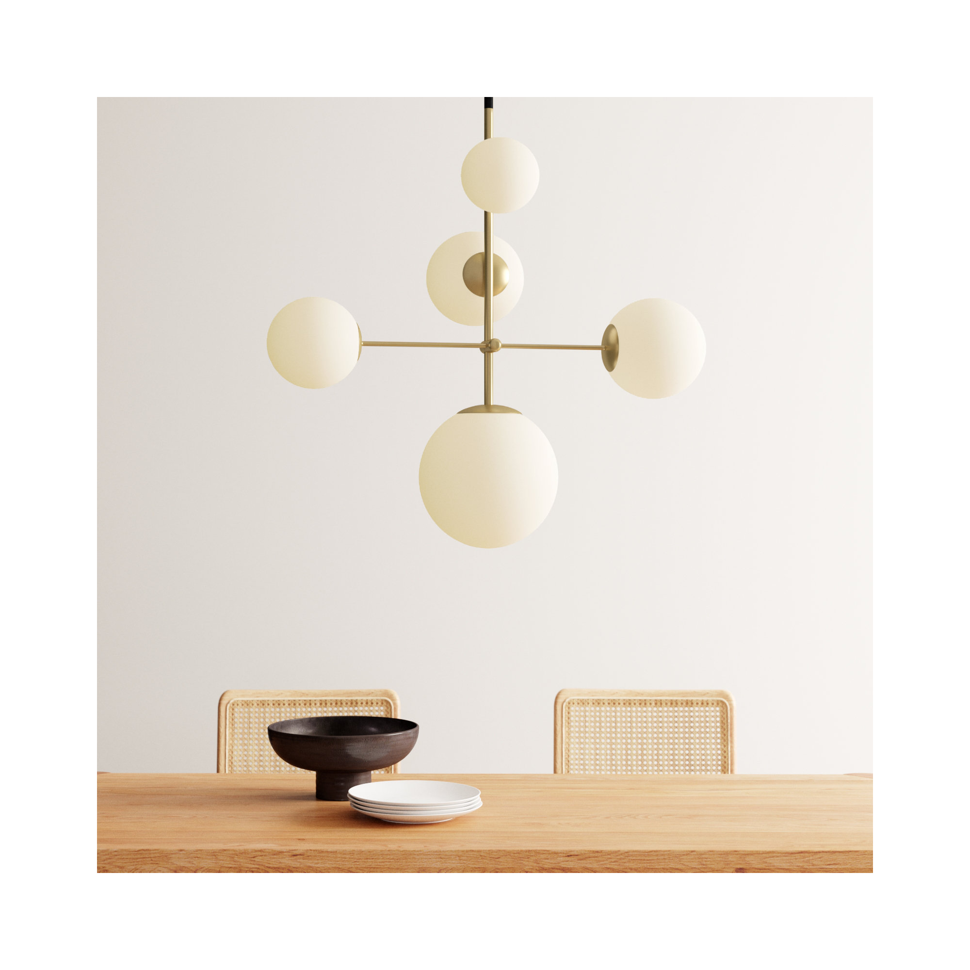 Drake 5 - Light Dimmable Sputnik Chandelier