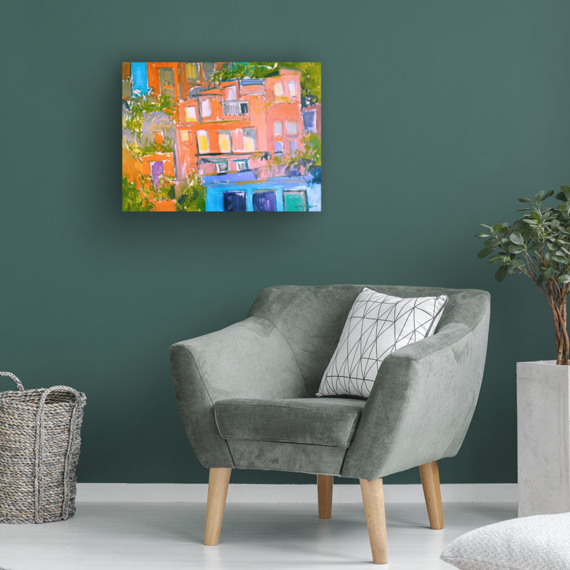 Art sur toile «Bachelor Dorothy Fagan Village II», H 14 po x l 19 po