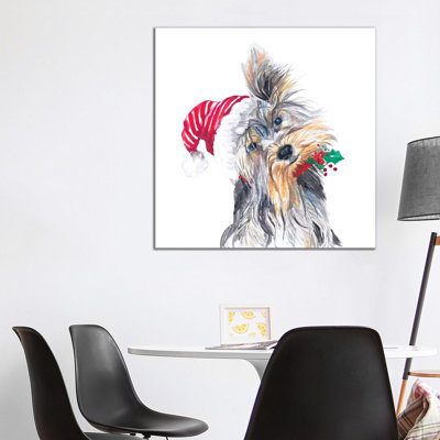 Holiday Dog III by Patricia Pinto - Wrapped Canvas Gallery-Wrapped Canvas Giclée