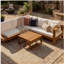 Ensemble de canapé modulaire d'extérieur 4 pièces