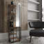 Dazya 135cm Cerused/Limed Column Floor Lamp