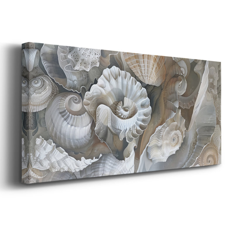 Toile tendue avec châssis 10 # Abstract Series, H 12 po x l 30 po