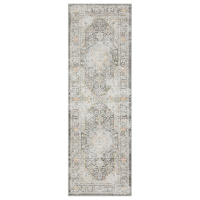 Goulart Machine Woven Vintage Look Area Rug