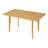 Space-saving Dining Table Set, Solid Wood & Upholstered Chairs, Modern Rustic For Kitchen