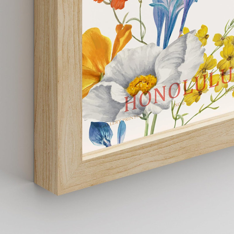 Multicolore coloré vibrant New York Flower Market Garden Bouquet Boho, impression sur papier 9 pièces, L 11 po x H 14 po