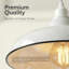 17cm H Metal Bowl Lamp Shade-1986977213