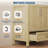 36" Freestanding Bathroom Vanity with Sink, Natural Wood Cabinet with Soft-Close Doors and Storage Drawer for Modern Bathrooms-128910485