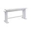 Wavell Console blanche rectangulaire en bois