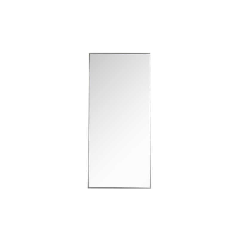 Miroir mural Sabine, 60 po x 30 po, Argent