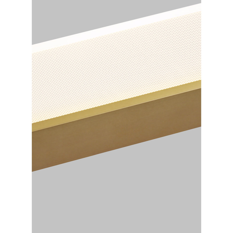 Tris 3 - Light LED Vanity Light, Aged Brass