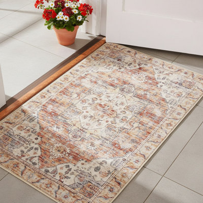 Floral 60cm X 90cm Area Rug