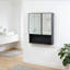 Armoire de rangement murale élégante, armoire de rangement murale à miroir