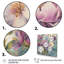 «Retro Collage Blossoming Wildflowers» sur impression sur toile-1244810201-1244810202