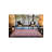 Pink White Framed Decorative Washable Carpet-1802669209