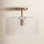 Morrone Single Light Glass Semi Flush Mount