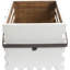 Caisse en bois massif verge