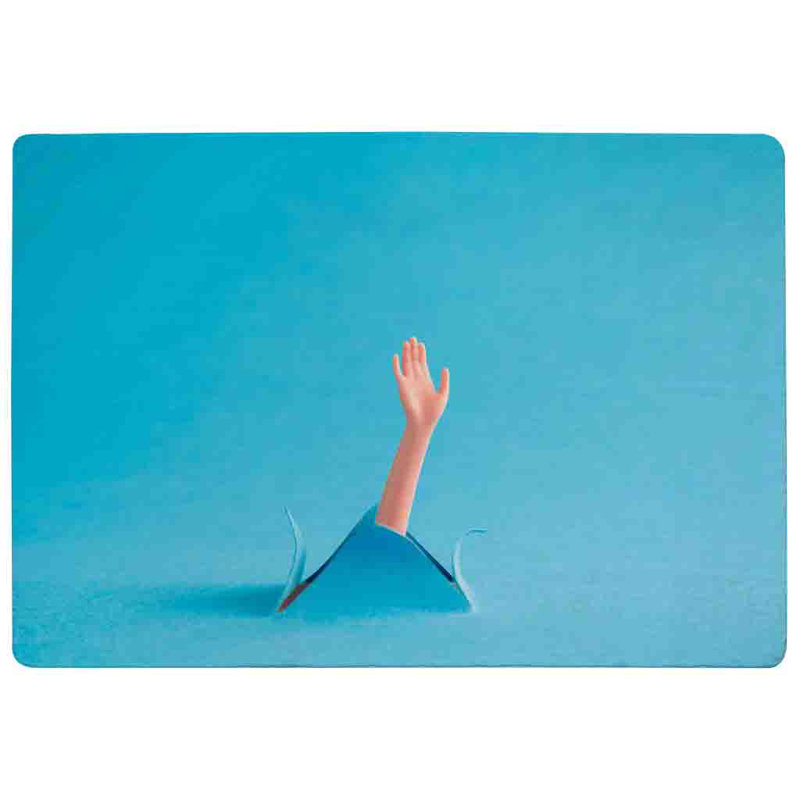 Monzerrath Abstract Area Rug, Rectangle 60 x 110cm 