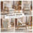 2Pcs Chenille Accent Chair Armchair With Pillow-1175849212