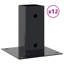 VidaXL Anthracite Powder Coated Steel Mounting Hardware