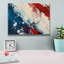 Art mural en toile «Red White And Blue» par Andreas Magnusson par George Oliver, 54 po x 40 po-1835112158