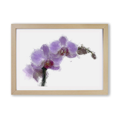 Purple Orchids in Bloom - Framed Print