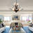 Eftica 30" Modern Firefly Chandelier 7 - Light Dimmable with Hanging Chain