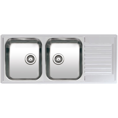 Centurio Double Bowl Inset Kitchen Sink