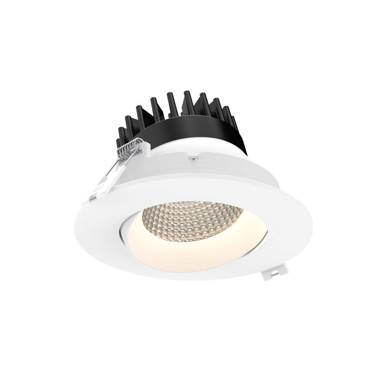 Revolve 4'' Selectable Color Temperature Dimmable Air-Tight IC Rated LED Canless Recessed Lighting Kit