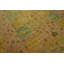 Gorgeous Oversized Coral Filed With Seafoam Green Antique Turkish Oushak Rug