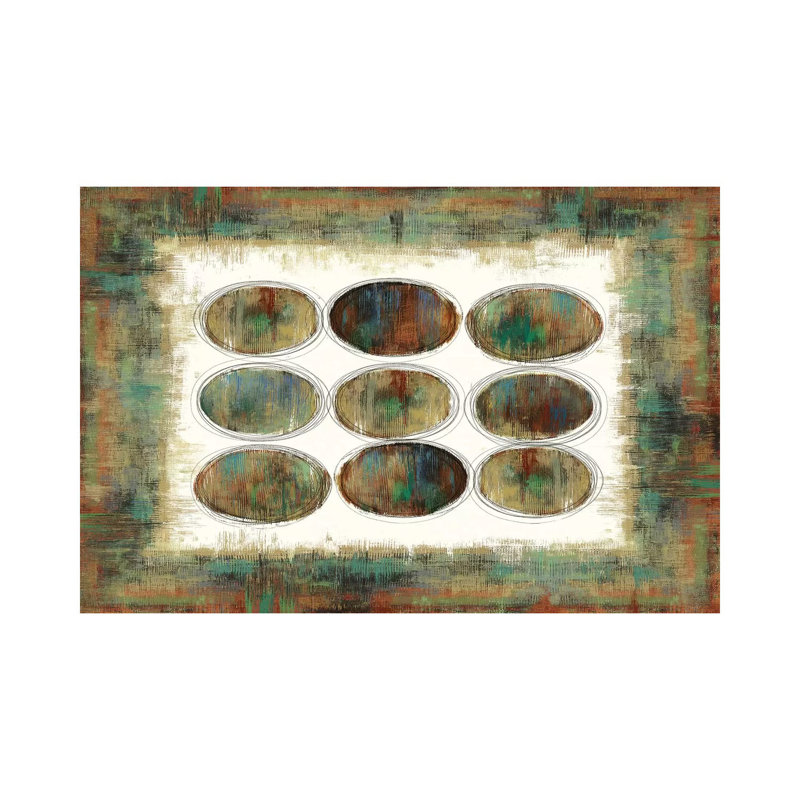 Tribal Pattern - Wrapped Canvas Painting, 30.48 cm H x 45.72 cm W