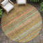 Machine Washable Indoor/Outdoor Oden ACN2155 Striped Rug-2097742177
