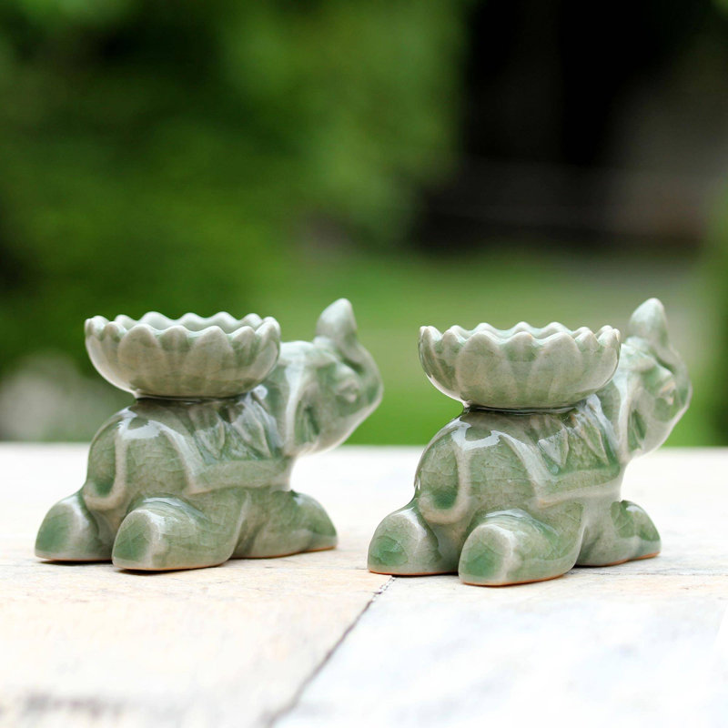 1.9'' H Concrete / Cement Tabletop Tealight Holder